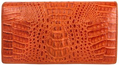 Tan Genuine Alligator Leather Lady's Handbag (Out of stock)