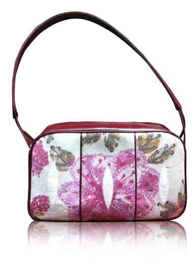 Lady Stingray Leather Handbag No.369 ( 2 pieces in stock)